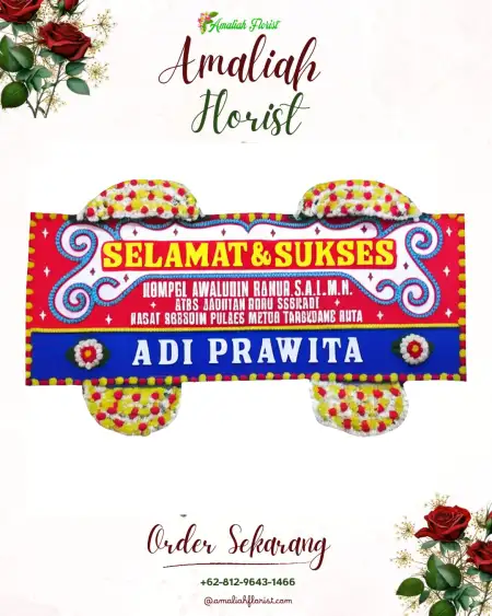 Papan Bunga Ucapan Selamat Rumoin