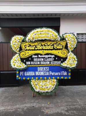 Papan Bunga Duka di Rumoin