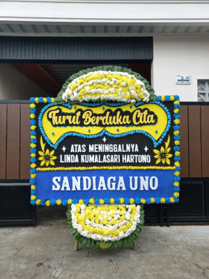 Papan Bunga Duka di Rumoin